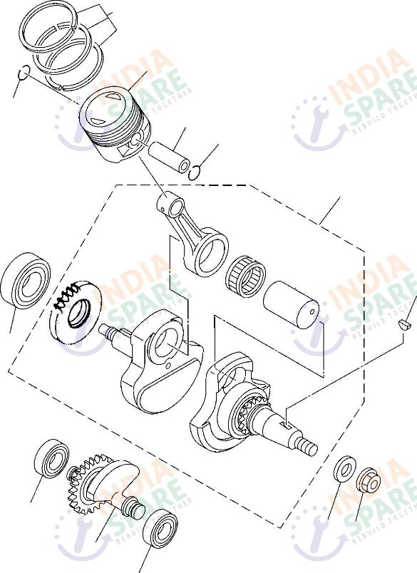 CRANKSHAFT & PISTON